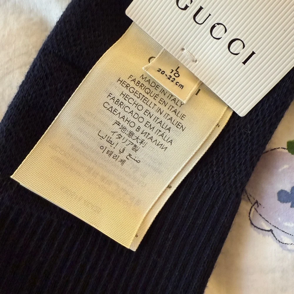 Gucci boys socks size L